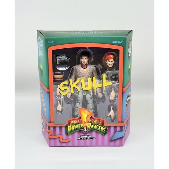 Super7 Mighty Morphin Power Rangers Skull 7" Action Figure - Picture 1 of 7